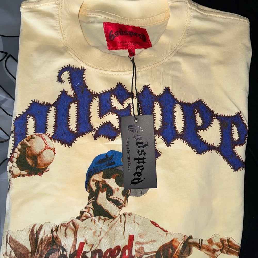 Godspeed Cream Graphic Men's Shirt
